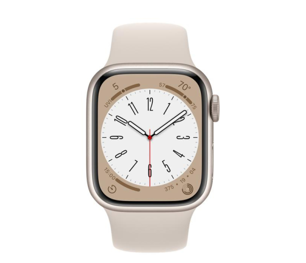 Apple Watch 8 41/Starlight Aluminum/Starlight Sport GPS - 1071046 - zdjęcie 3